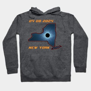 New York 2024 Total Solar Eclipse Hoodie